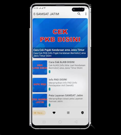 Cek Pajak Kendaraan Jawa Timur Android