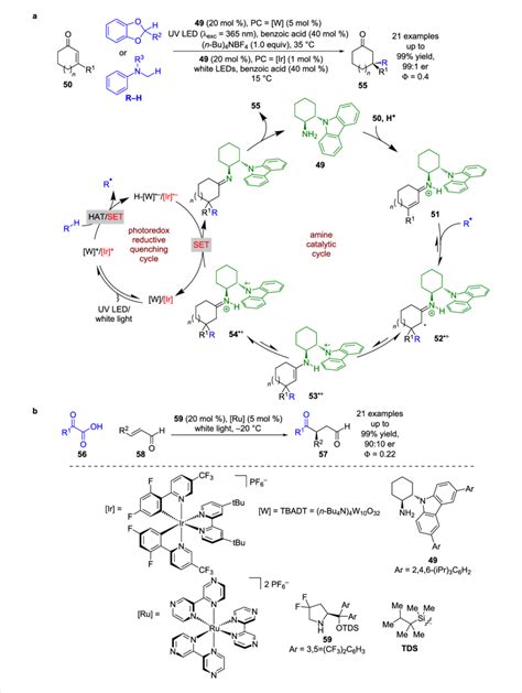 Scheme 7 Amine Photoredox Catalysed RCA Of Iminium Ion Intermediates