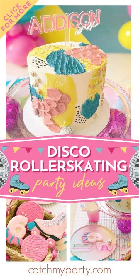 Rollerskate party / Birthday "Disco Rollerskating Party" | Catch My ...