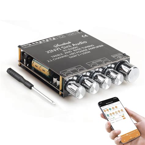 Buy XY S100H 2 1 Channel Bluetooth Power Amplifier Board With APP