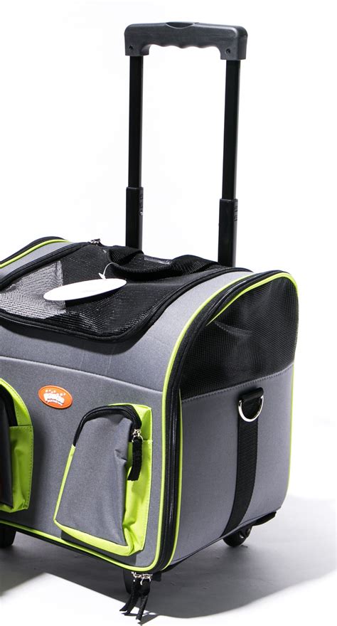 Pawise Soft Pet Travel Carrier with Wheels - Dog-Beds & Houses-Carriers ...