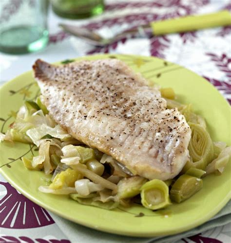 Filets de dorade à la fondue de poireaux Recettes de cuisine Ôdélices