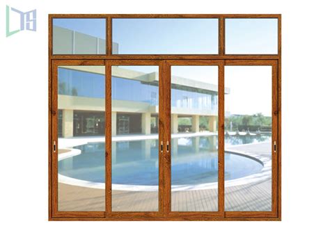 Australia Standard As2047 Aluminium Double Glazed Exterior Sliding