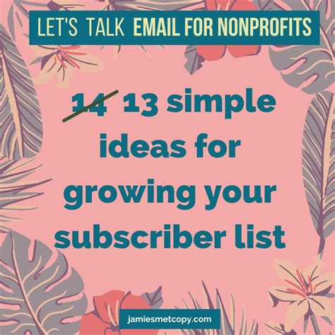 Email Marketing For Nonprofits Jamie Smet Copy