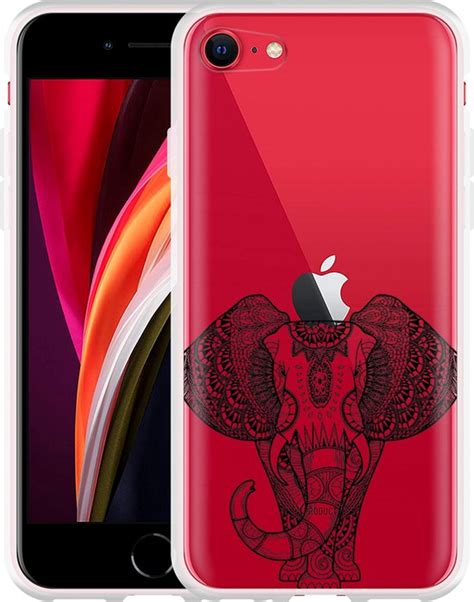 Cazy Hoesje Geschikt Voor Iphone Se Mandala Elephant Bol