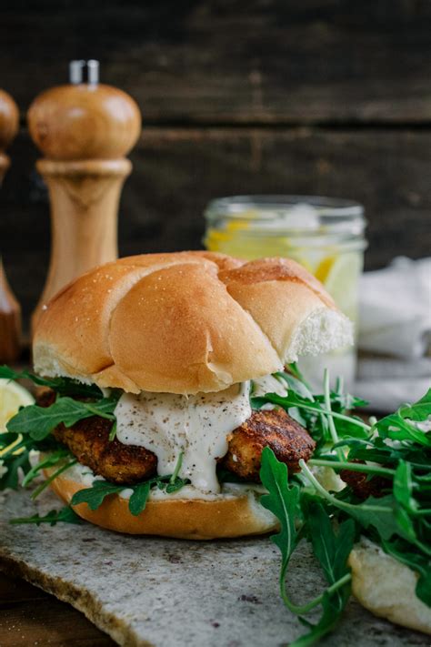 Chicken Cutlet With Lemon Mayonnaise And Arugula Sandwich Ciao Chow