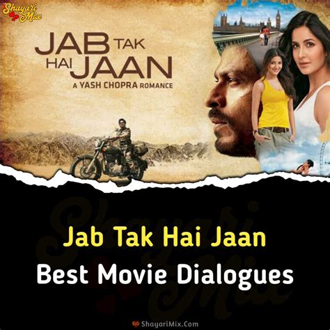 Jab Tak Hai Jaan Movie Poster