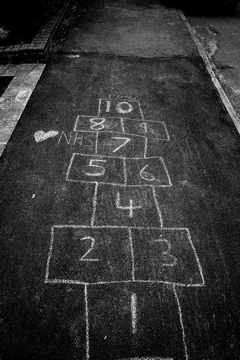 Dark Images Hopscotch Monotone Download Free Images Public Domain