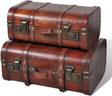 Mossman Original Deep Trunk Storage Box Chest Steamer Case Furniture