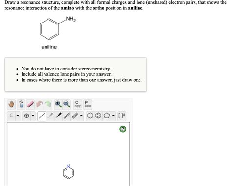 Solved Draw A Resonance Structure Complete With All Formal Chegg