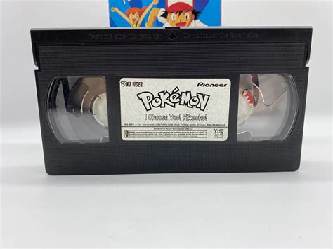 Pok Mon Vhs I Choose You Pikachu Nintendo Pokemon Vhs Vintage