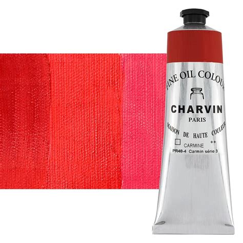 Charvin Fine Oil Paint Carmine 150ml Jerry S Artarama