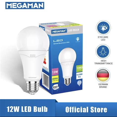 SIRIM MEGAMAN LED Bulb 3W 5W 7W 10W 15W Stick Bulb PLC E27 Mentol