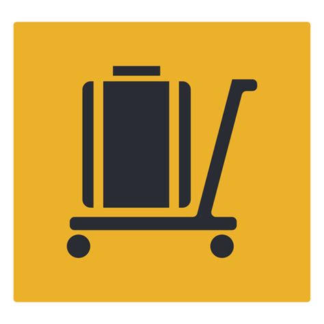 Luggage Trolley Icon Sign Png And Svg Design For T Shirts