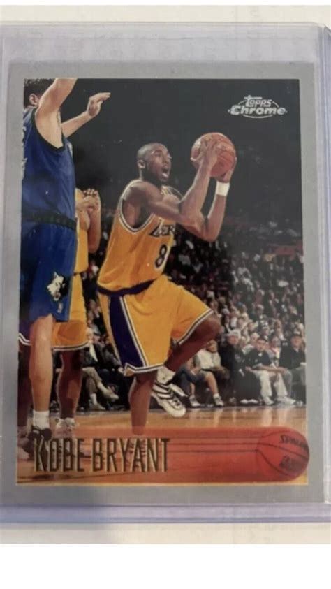 1996 97 KOBE BRYANT TOPPS CHROME ROOKIE RC RP REPRINT RP EBay