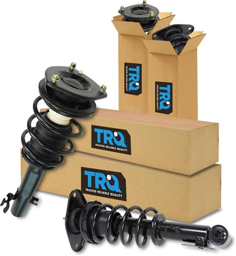 Trq Front And Rear Complete Strut Assembly And Shock Absorber Kit Complete Strut