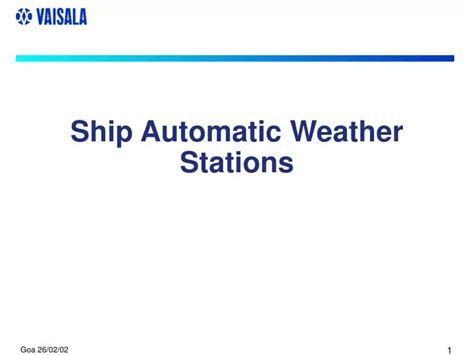 PPT Ship Automatic Weather Stations PowerPoint Presentation Free