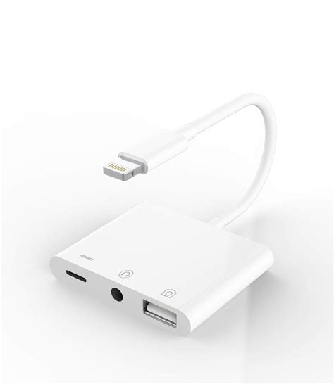 Apple Iphone Headphone Jack Adapter In Jack Adapter Lightning To Charging Port And Headphone