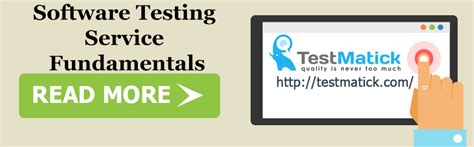 Software Testing Service Fundamentals Testmatick