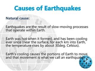 Causes And Effects Of Earthquakes PPT