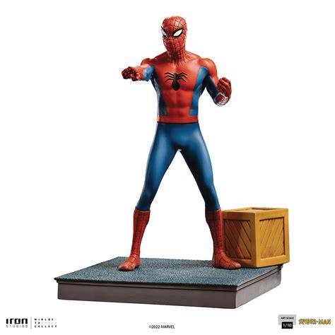 MARVEL COMICS SPIDER-MAN 60S ANIMATED ART SCALE 1 10 STATUE – Mac's ...