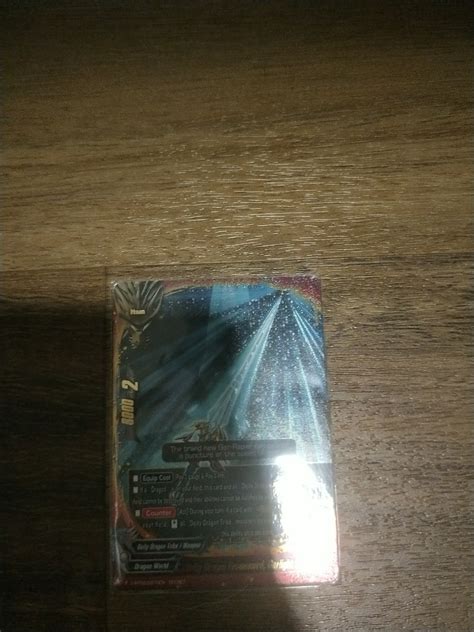 Buddyfight Secret Rare Deity Dragon Beamsword Garlight Rapier Card