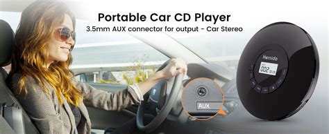 Portable Cd Player With Headphone Hernido Rechargeable Cd