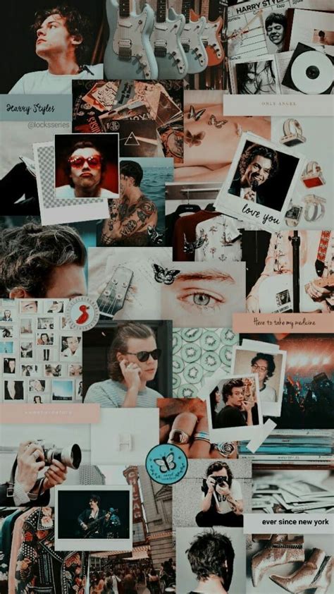 Harry Styles Collage Wallpapers Wallpaper Cave