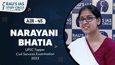 Bhaavika Thanvi AIR 100 UPSC CSE 2022 UPSC IAS Topper 45 OFF