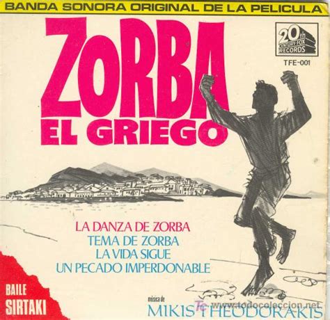 Uxv Banda Sonora Zorba El Griego Single Vinilo Vendido En Venta