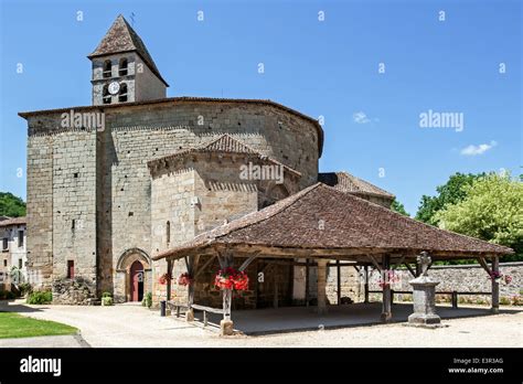 The Romanesque Byzantine church Église Saint Jean Baptiste at Saint