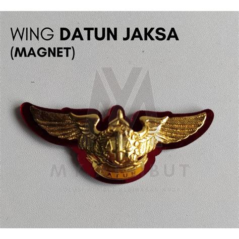 Jual WING DATUN JAKSA AKRILIK MERAH PIN LENCANA KEJAKSAAN Shopee