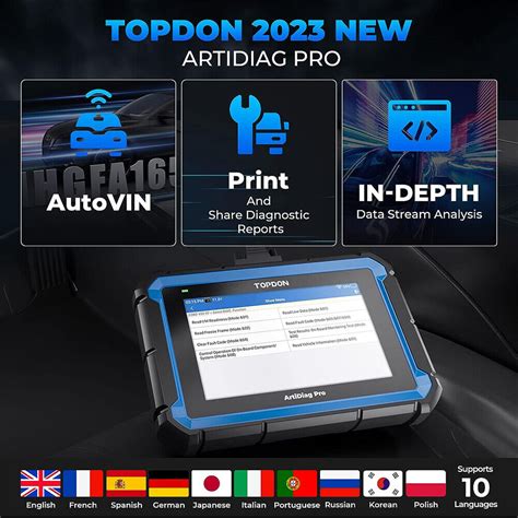 Topdon Artidiag Pro Car Diagnostic Obd Code Scanner Full System