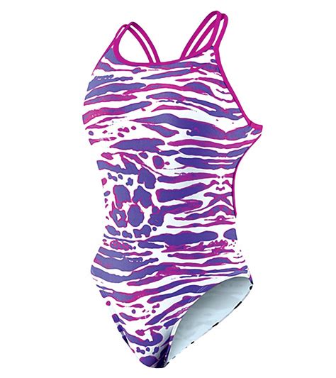 Nike Swim Womens Cheeba Spider Back One Piece Tank Swimsuit At