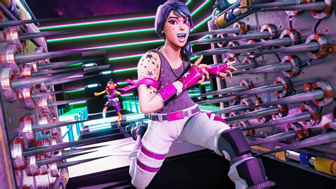 💚 100 Level Neon Deathrun Ffa 💜 [ Whoislynxy ] Fortnite Creative Map Code