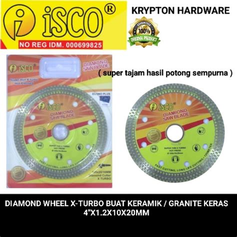 Jual Isco Mata Gerinda Potong Keramik Granite Keras X Turbo Superthin