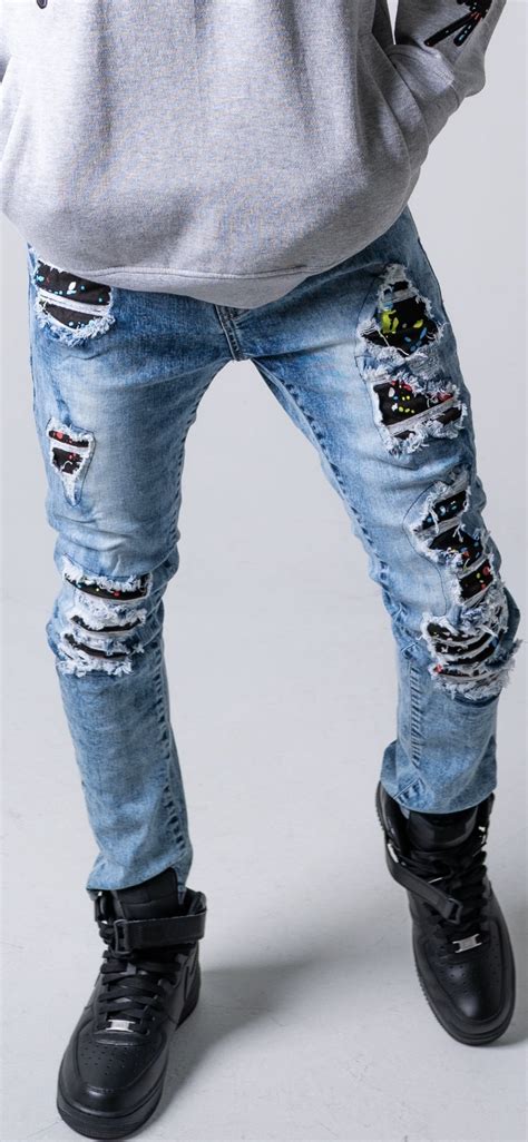 Lil Boys Drip Denim Pants Lelyr Fashions