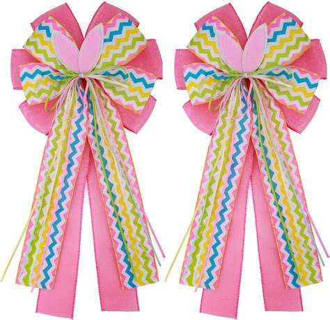 Amazon Hying Large Spring Flowers Bows For Wreath Spring Holiday