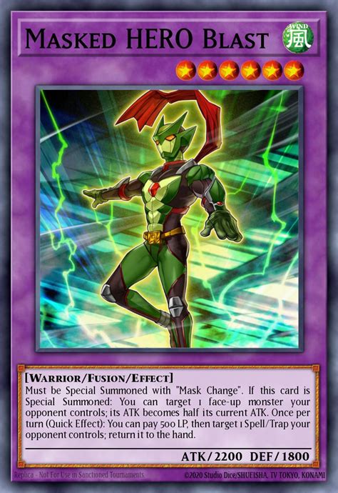 Masked Hero Blast Yu Gi Oh Card Database Ygoprodeck