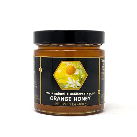 Orange Blossom Honey Raw Honeyshop24