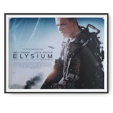 Elysium (2013) Original UK Quad Poster - Cinema Poster Gallery