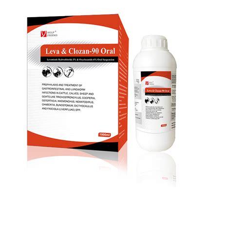 Levamisole Hydrochloride 3 Oxyclozanide 6 Oral Suspension