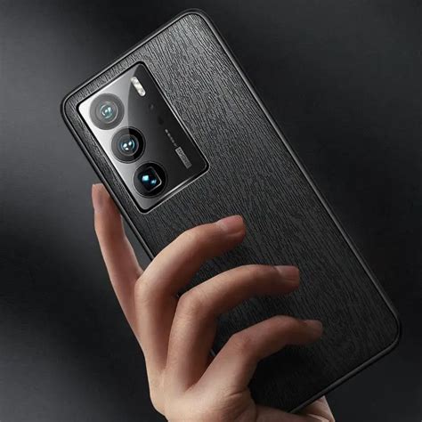 Coque Para Zte Axon Ultra G Funda De Tel Fono De Cuero Con Textura