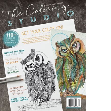 Review The Coloring Studio Magazine Summer 2016 Stamping