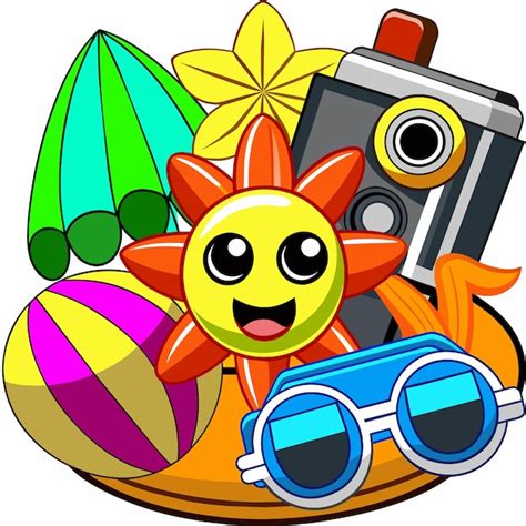 Premium Vector Summer Vacation Holiday Travel Beach Elements Hand