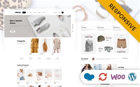 Mania Thème réactif WooCommerce pour boutique de mode en ligne