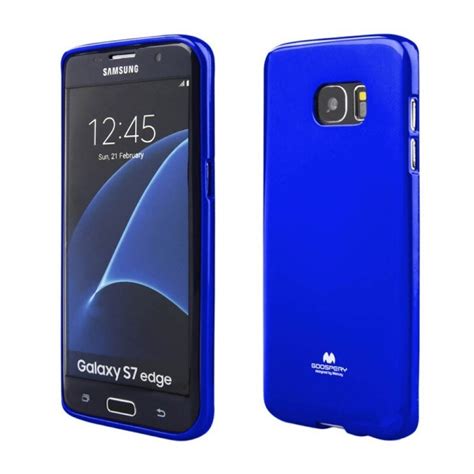 Mercury Jelly deksel Samsung Galaxy S7 Edge SM G935F Blå Elkjøp