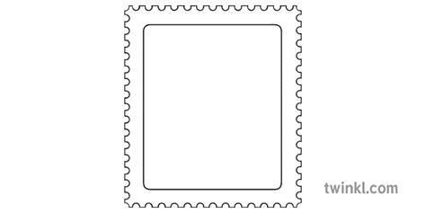 Stamp Template Illustration Twinkl