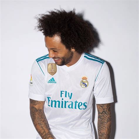 Marcelo In New 201718 Shirt For Real Madrid Madrid Real Madrid Soccer