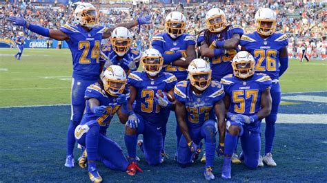 Los Angeles Chargers to wear Color Rush uniforms Sunday vs. Cardinals